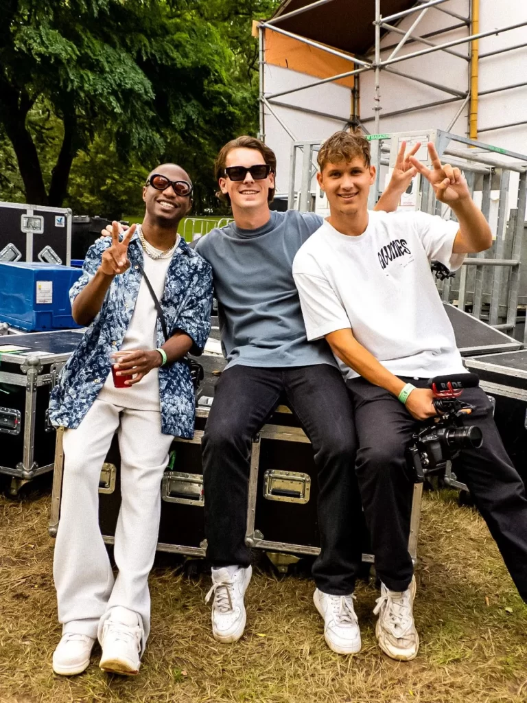 Bas en Sam met Chip Charlez